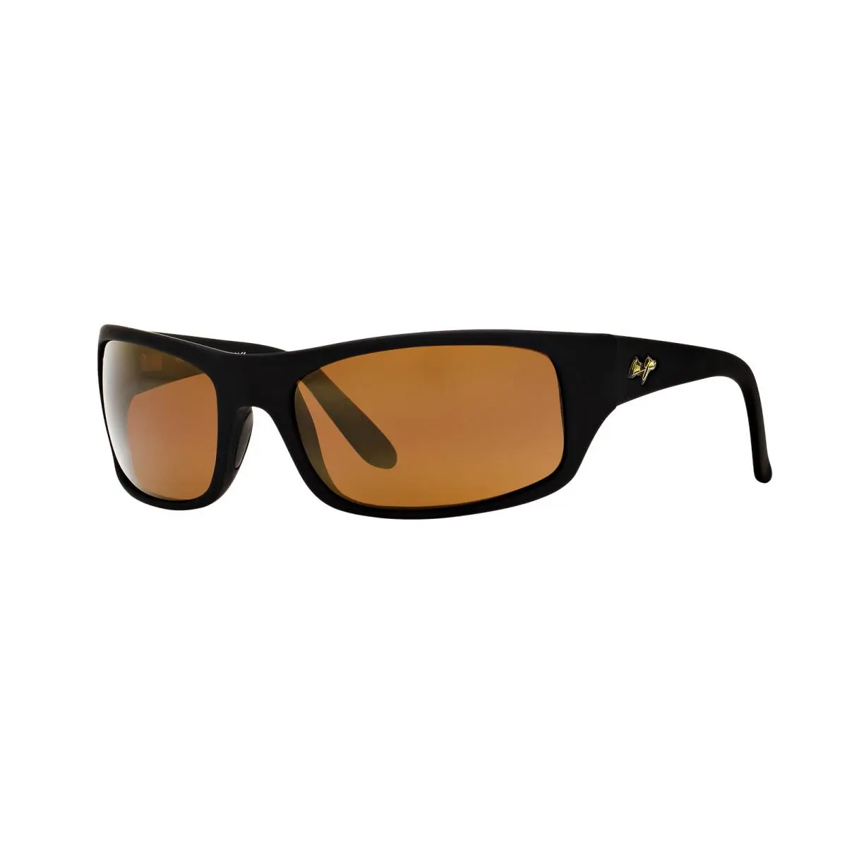 Maui Jim Men`s Peahi 65mm Black Polarized Sunglasses MJ0202S-002