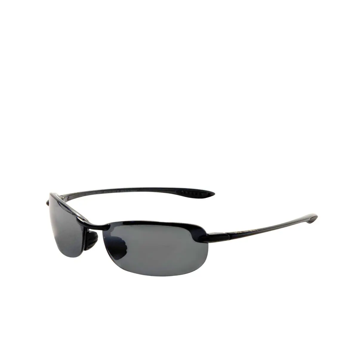 Maui Jim Unisex Makaha 64mm Gloss Black Polarized Sunglasses MJ0405S-001 - Frame: Black, Lens: Gray, Other Frame: Gloss Black