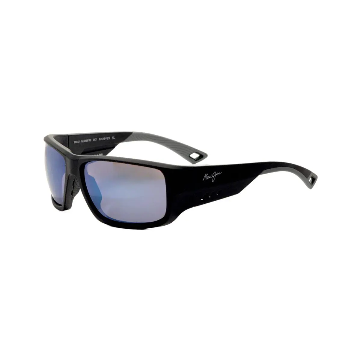 Men`s Keha 63mm Black Polarized Sunglasses MJ0663S-001 by Maui Jim
