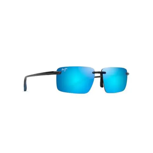 Maui Jim MJ0626S-003 B626-14 Laulima Trans Dark Grey W/blue Hawaii 61-14-140mm - Frame: Gray, Lens: Blue