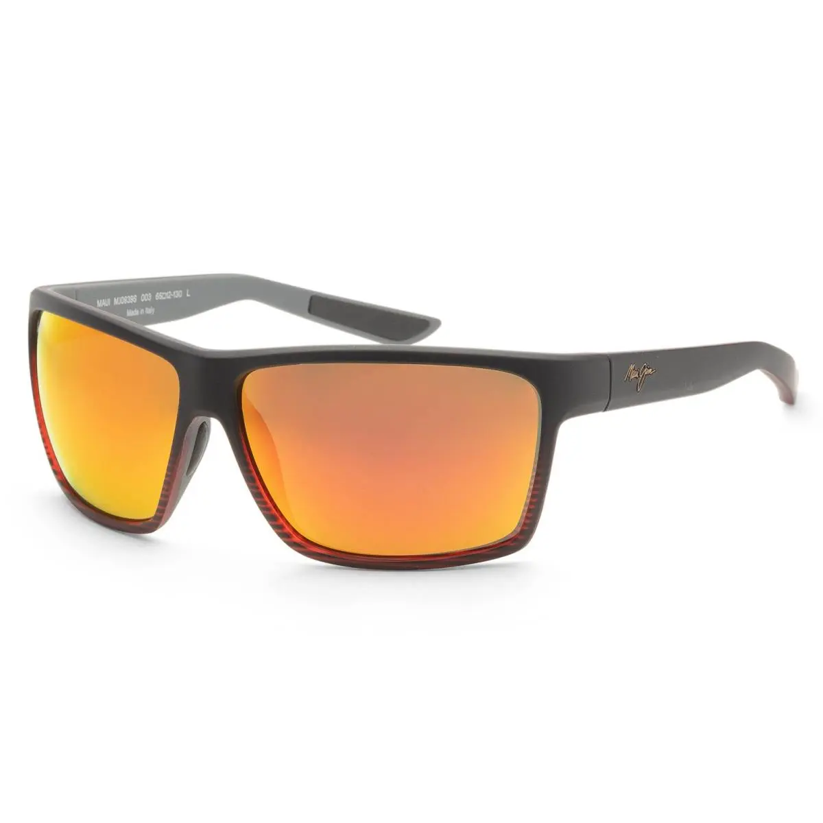 Maui Jim Men`s Alenuihaha 65mm Black Polarized Sunglasses MJ0839S-003