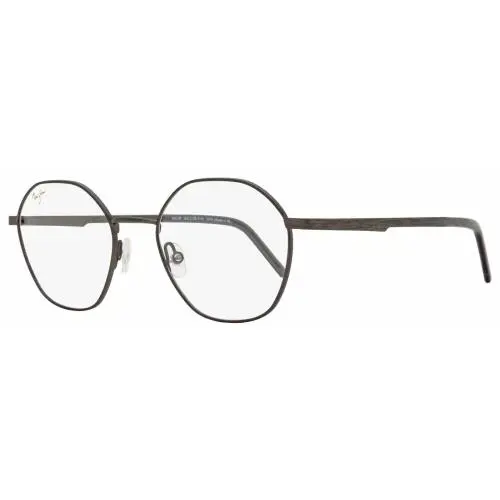 Maui Jim Hexagonal Eyeglasses MJO2128 81M Matte Gunmetal 50mm - Matte Gunmetal, Frame: Matte Gunmetal, Lens: Clear