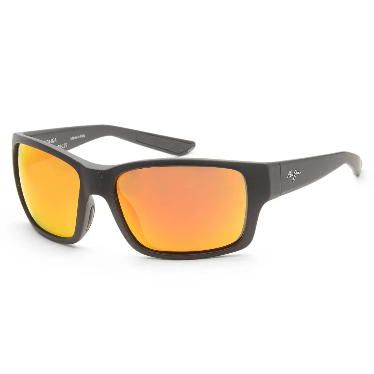 Maui Jim Men`s Mangroves 61mm Black Polarized Sunglasses MJ0604S-004 - Frame: Black, Lens: Red, Other Frame: Black