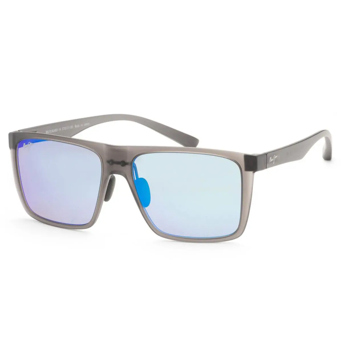 Maui Jim Men`s Honokalani 57mm Grey Polarized Sunglasses MJ0455S-002