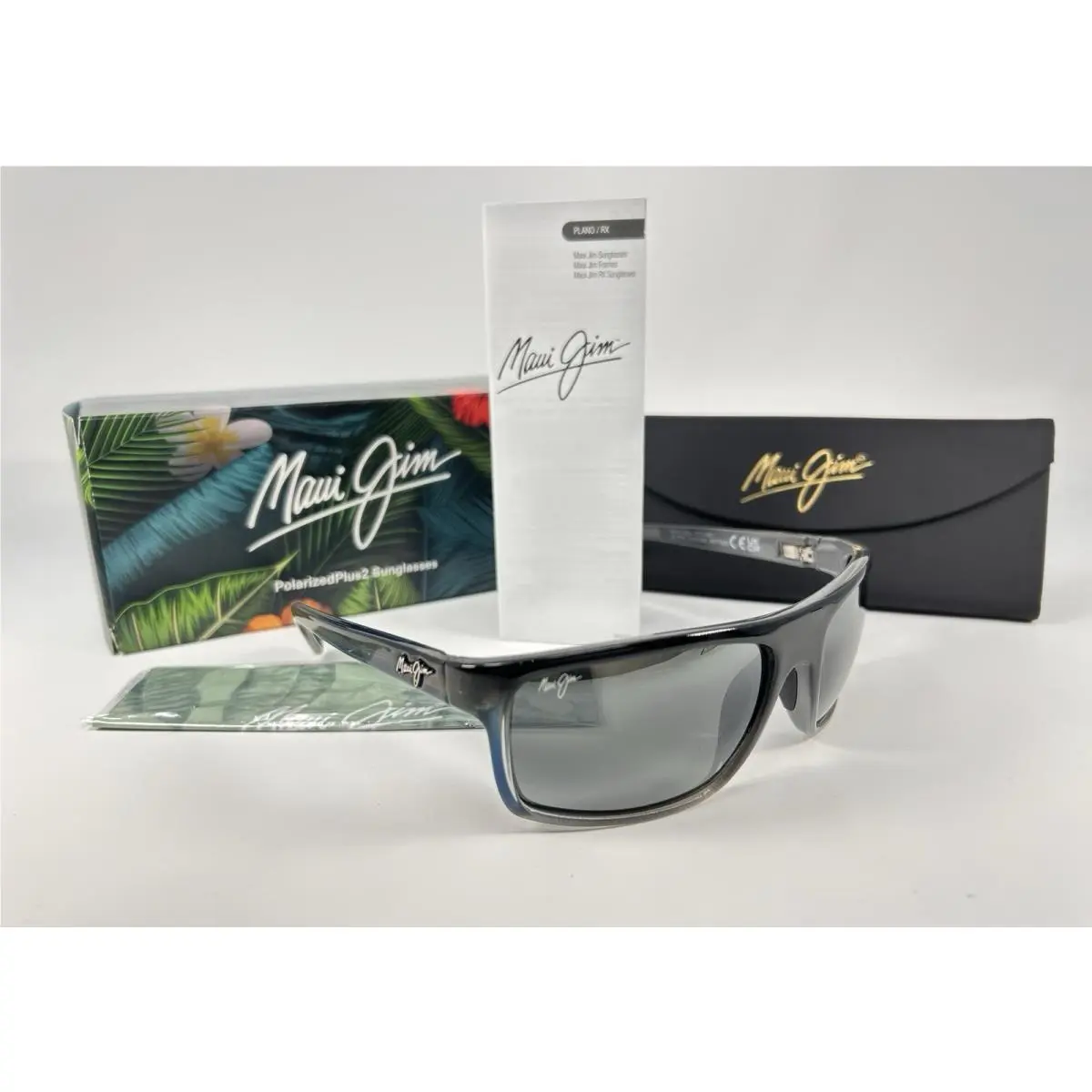 Maui Jim Byron Bay MJ746-03F Marlin Neutral Grey Polarized Sunglasses - Frame: Marlin, Lens: Neutral Grey