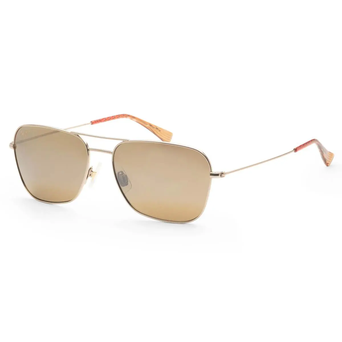 Maui Jim Men`s Naauao 58mm Gold Polarized Sunglasses MJ0675S-004