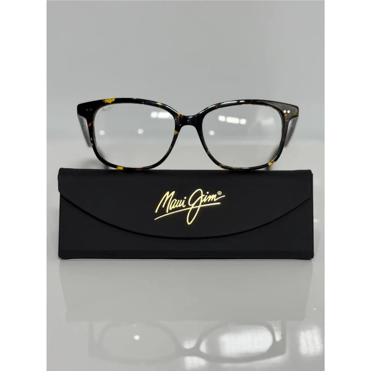 Maui Jim MJO2307-10 Honey Tortoise Acetate Unisex Eyeglasses 52mm