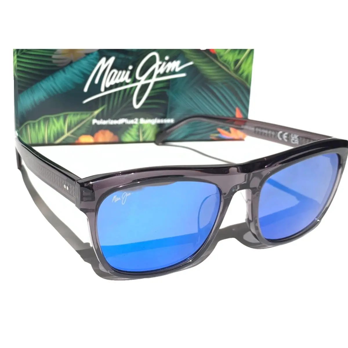 Maui Jim S-turns Grey Polarized Hawaii Blue ST Glass Lens Sunglasses B872-14