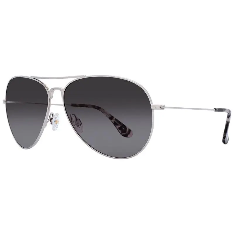 Maui Jim Grey GS264-17 Mavericks Sunglasses Silver Frame Grey Polarized 60mm