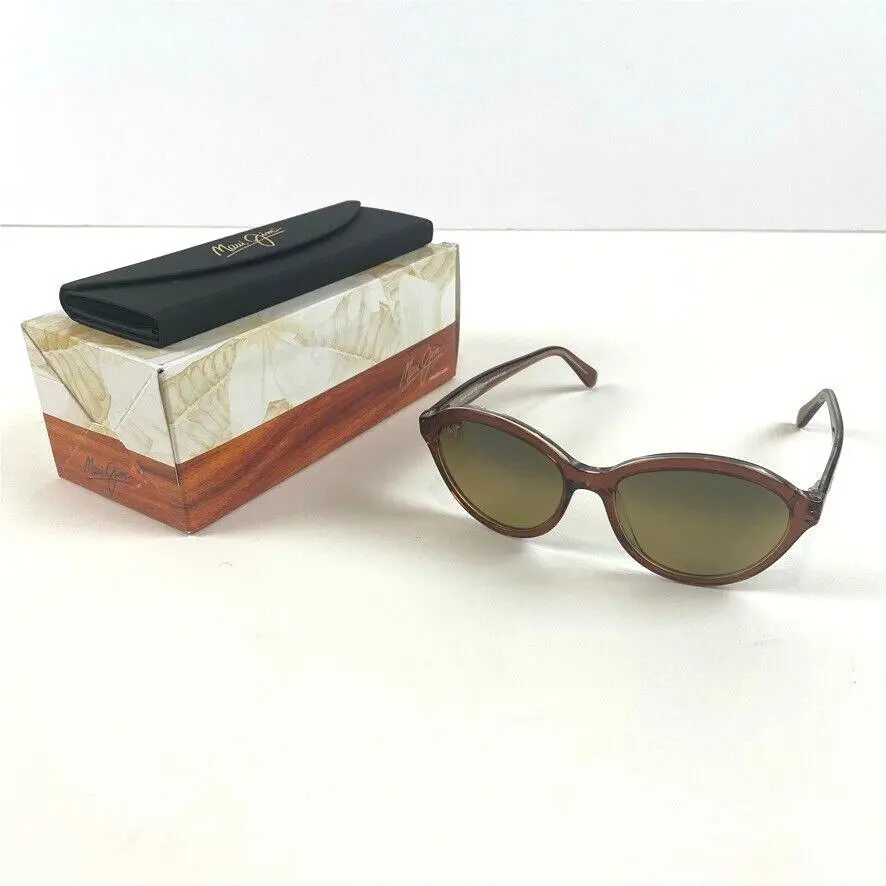 Maui Jim Mariana Sunglasses Brown Bronze Womens Polarized Hawaii HS828-25E