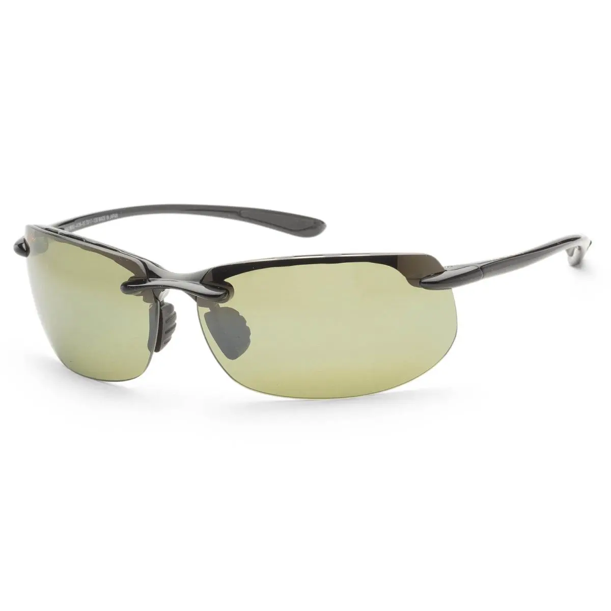 Maui Jim Men`s Banyans 69 mm Black Sunglasses MJ0412SA-002 - Frame: Black, Lens: Grey, Other Frame: Black