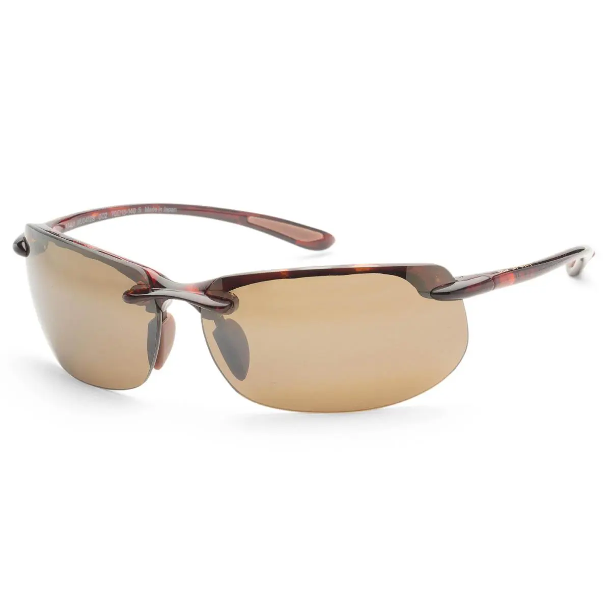 Maui Jim Men`s Banyans 70mm Brown Polarized Sunglasses MJ0412S-002 - Frame: Brown, Lens: Brown, Other Frame: Brown