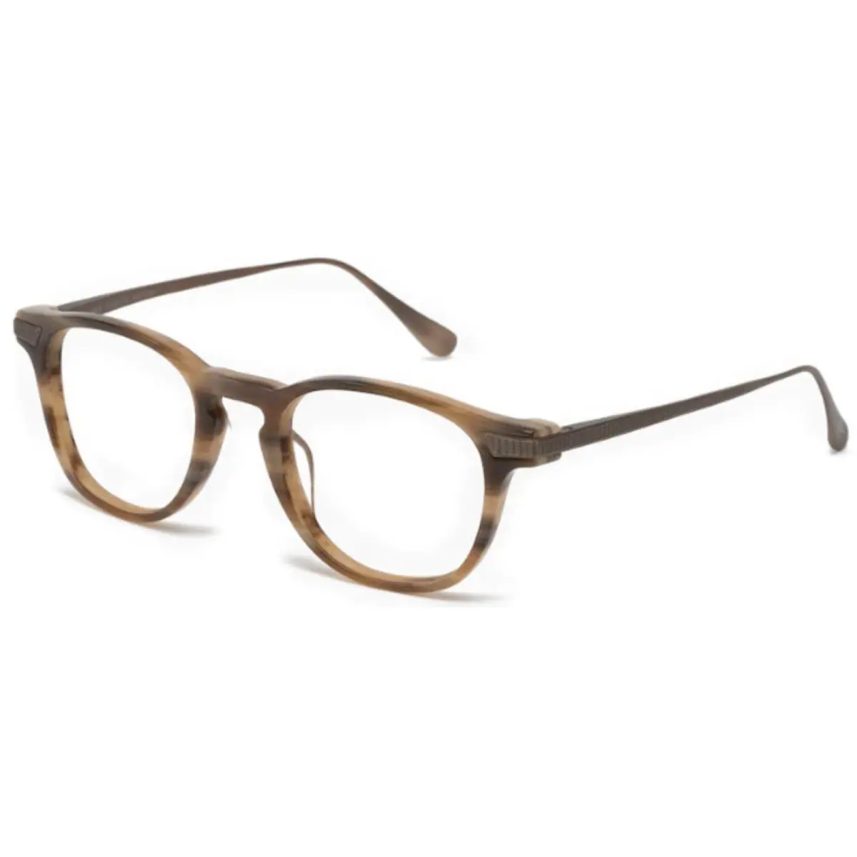 Mjo 2610 23B Horn Brown Eyeglasses RX 48-22-143 MM Japan by Maui Jim