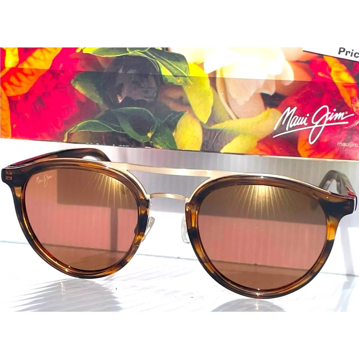 Maui Jim Sunny Days Honey Smoke Polarized Bronze Glass Sunglass H529-21D
