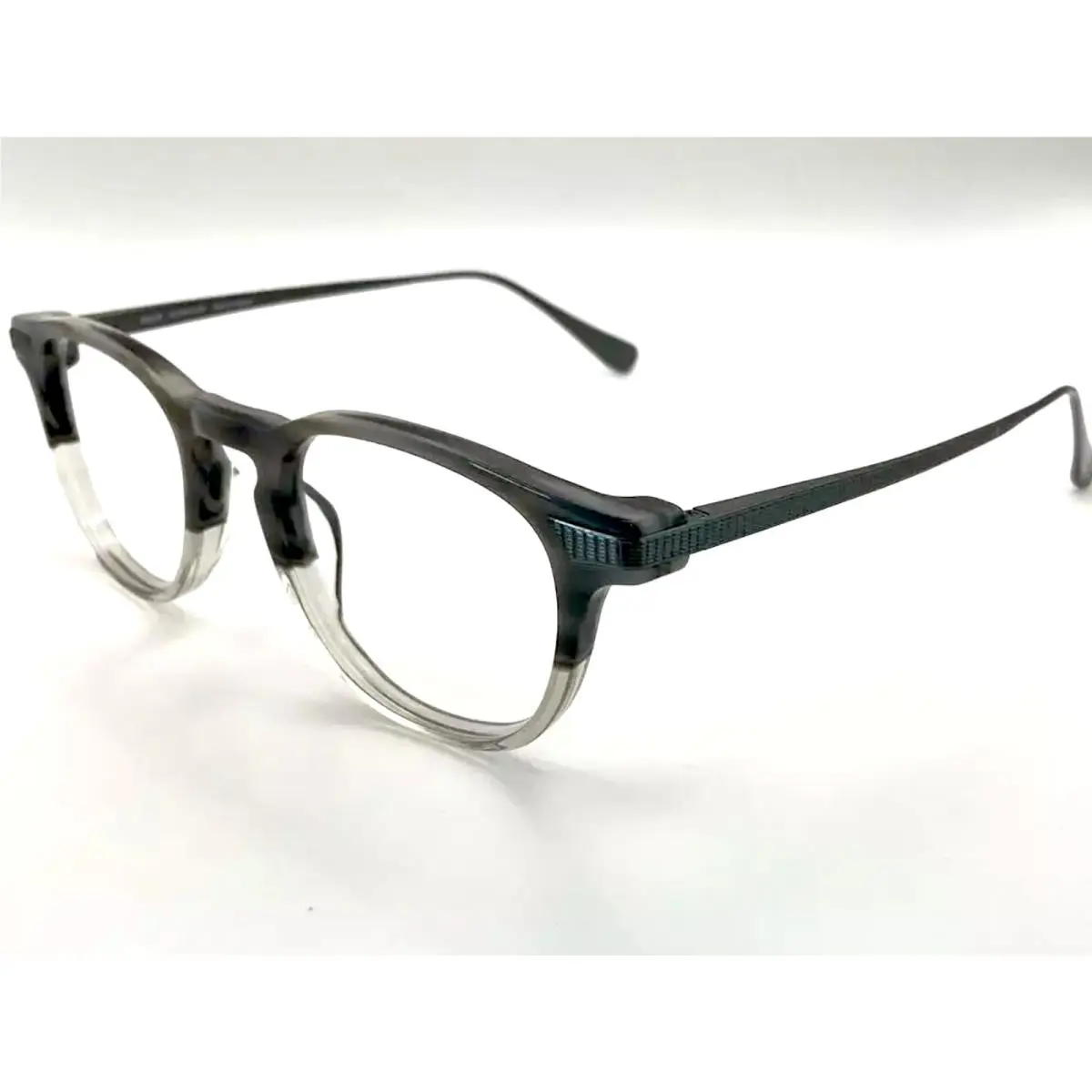 Maui Jim Mjo 2610 14F Horn Gray Clear Eyeglasses RX 48-22-143 MM