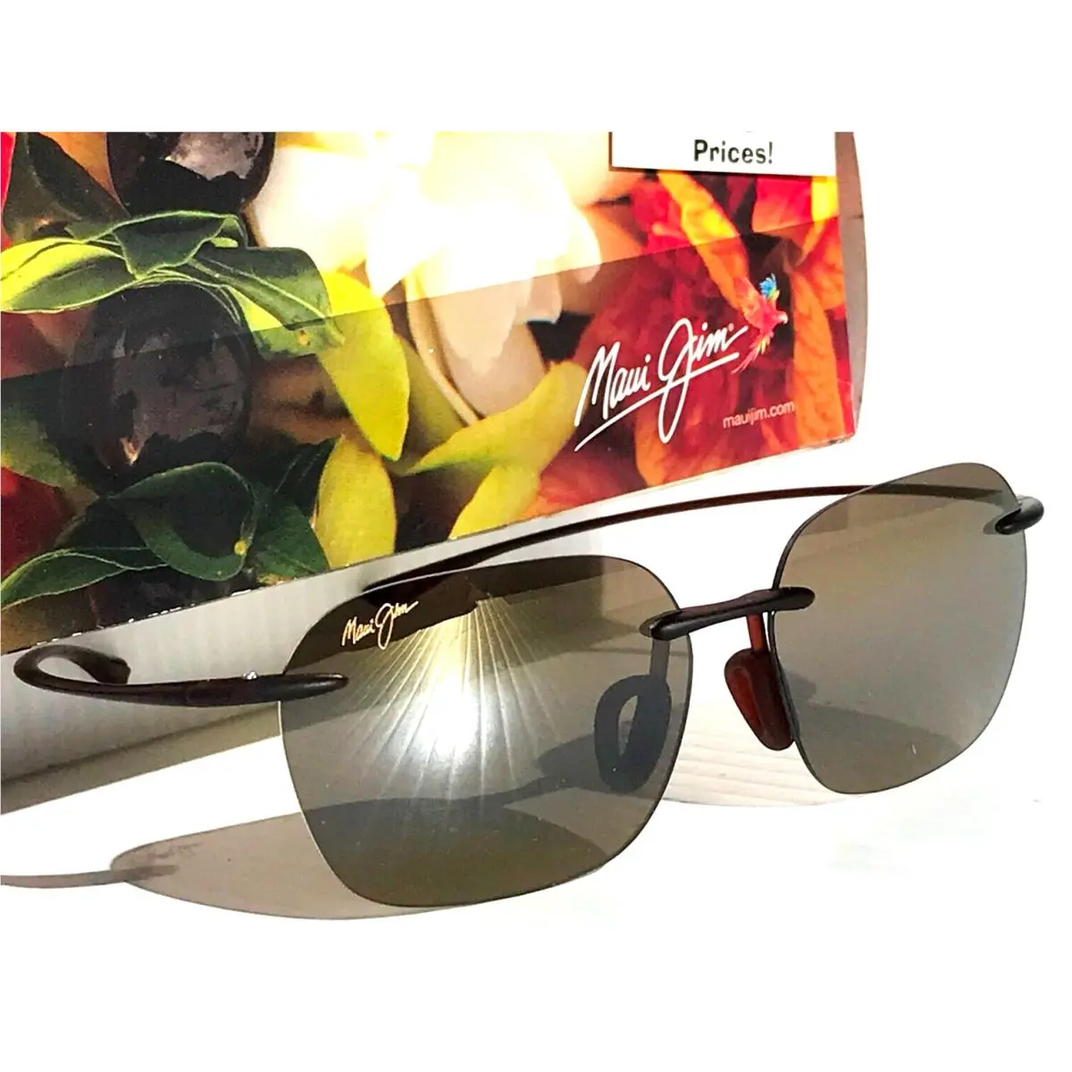 Maui Jim Komohana Matte Bronze Polarized Hcl Bronze Youth Sunglass H446-26M