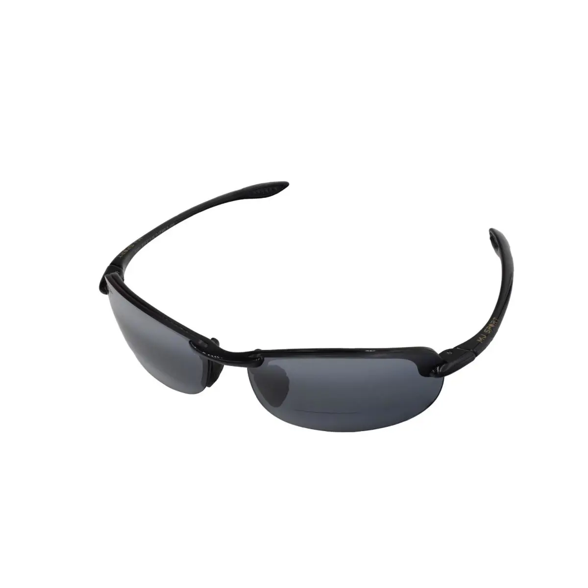 Maui Jim Makaha Unisex Gloss-black Polarized Sunglasses +1.50 MJ0405SA-001