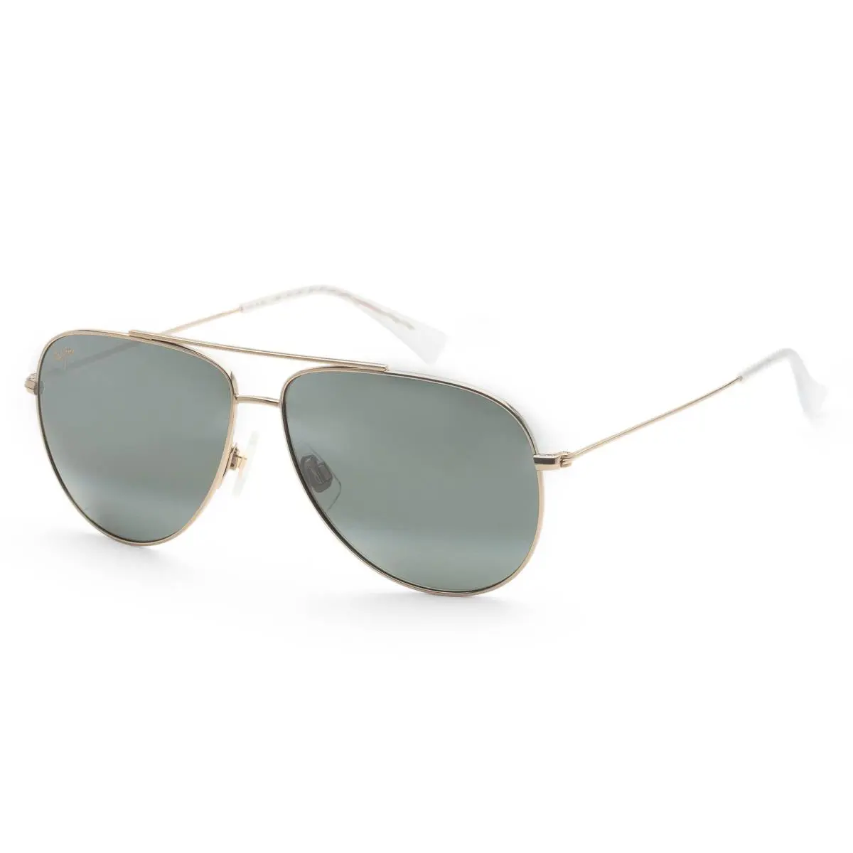 Maui Jim Men`s Hauoli 59mm Gold Polarized Sunglasses MJ0665S-001
