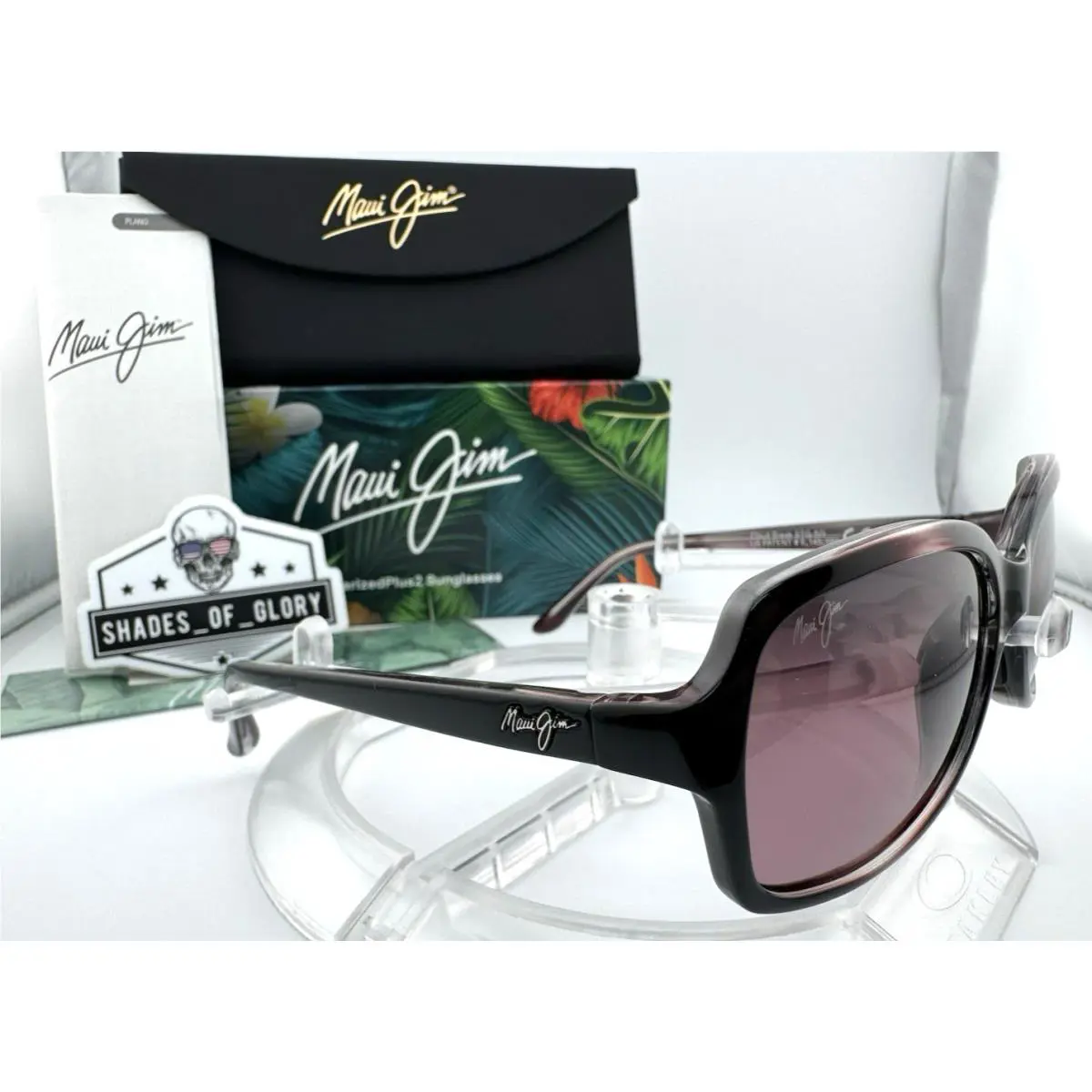 Maui Jim Cloud Break MJ RS700-07C Burgundy Maui Rose Polarized Sunglasses
