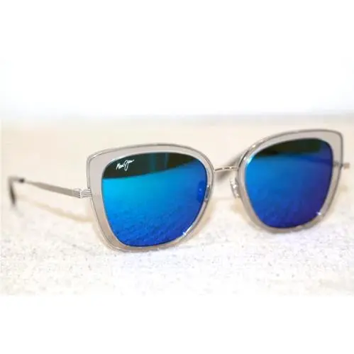 Sunglasses Violet Lake B843-11 Transparent Clear / Maui Blue Polarized by Maui Jim