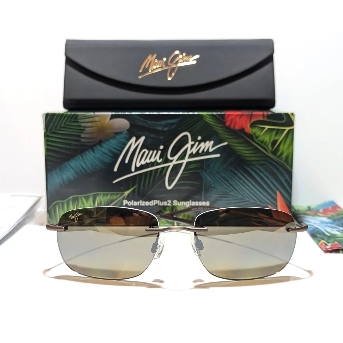 Maui Jim Nanea Copper Polarized Mirrored Hcl Bronze Lens Sunglasses H332-18