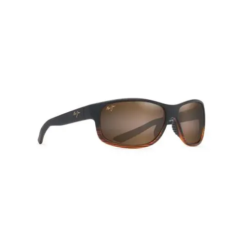 Maui Jim Kaiwi Channel Dark Brown Stripe W/ Hcl Bronze Lens - H840-25C - Frame: DARK BROWN STRIPE, Lens: HCL BRONZE