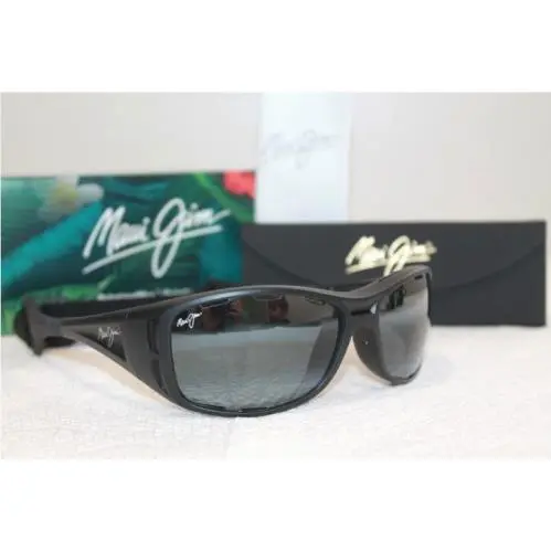 Sunglasses Waterman MJ410-2M Matte Black / Neutral Grey Polarized Lens by Maui Jim