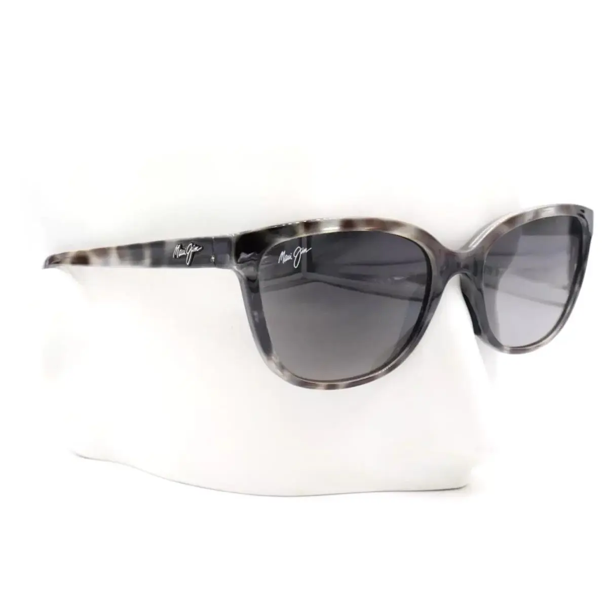 Maui Jim GS758-11S Honi Cat Eye Gray Tortoise Stripe Sunglasses Lens-lt Gray