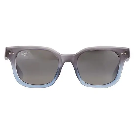 Maui Jim Shore Break Neutral Grey Square Unisex Sunglasses MJ822-06M