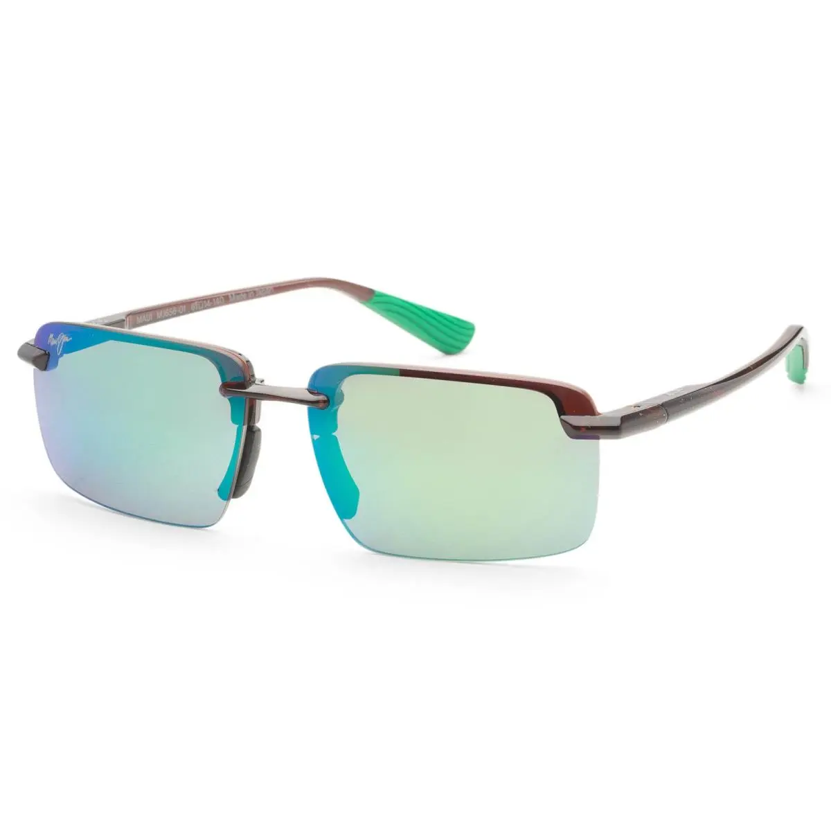 Maui Jim Men`s Laulima AF 61 mm Brown Sunglasses MJ0656SA-002