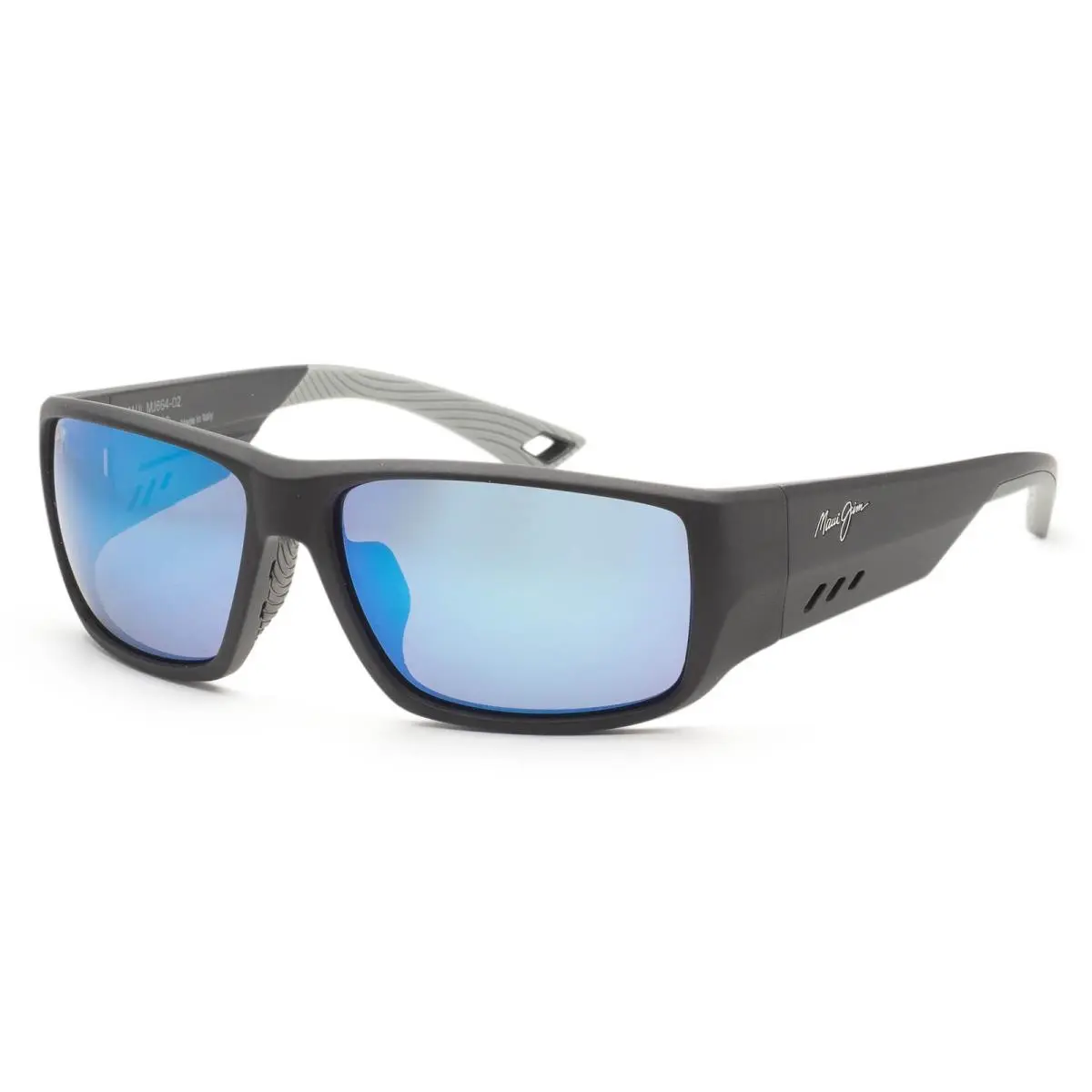 Maui Jim Men`s Keha AF 62mm Black Polarized Sunglasses MJ0664SA-001