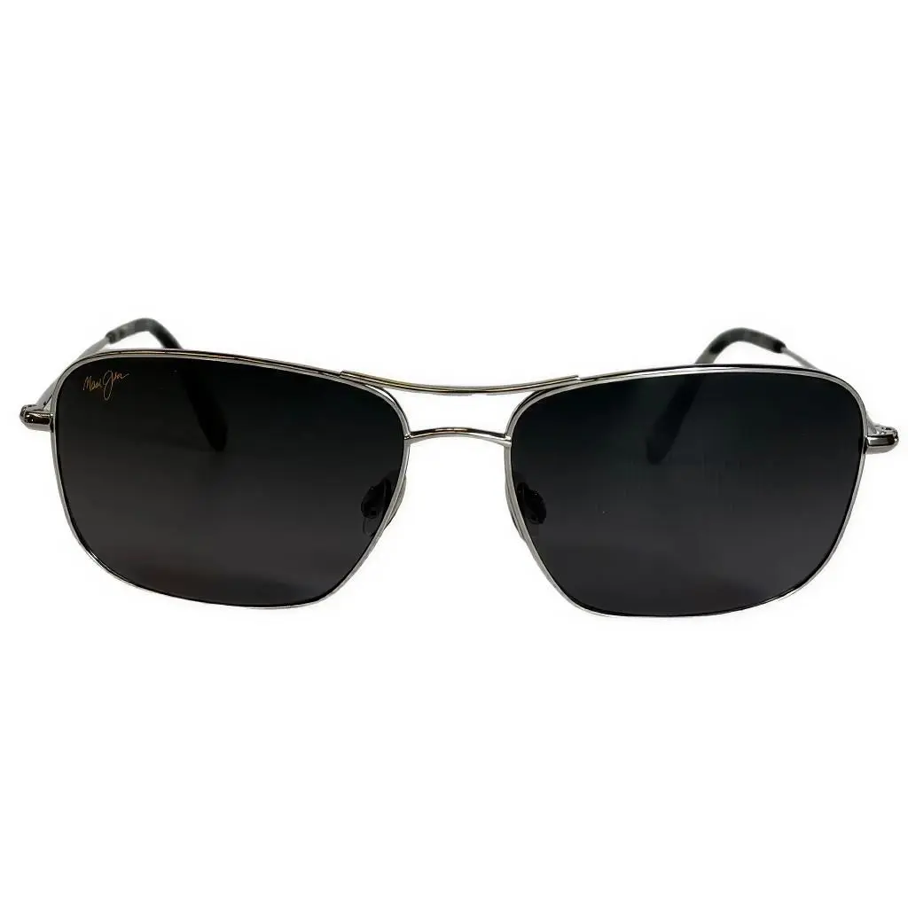 Maui Jim Unisex 59mm Wiki Wiki Polarized Sunglasses Silver/neutral Grey