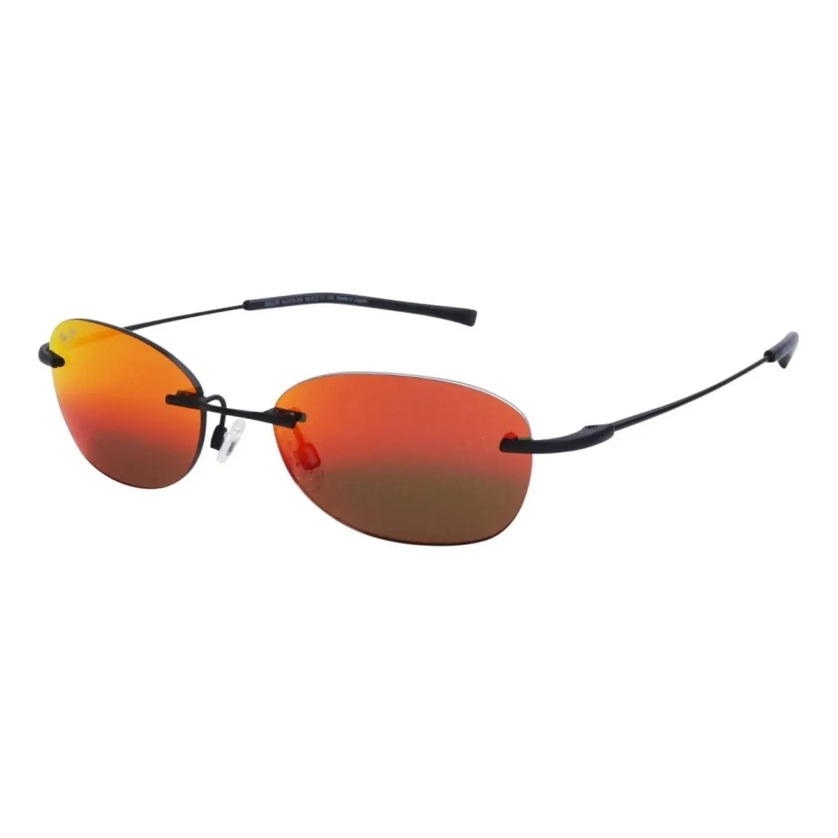 Maui Jim Aki Aki Polarized Sunglasses - RM333-2M - Frame: Black, Lens: Red, Manufacturer: Matte Black