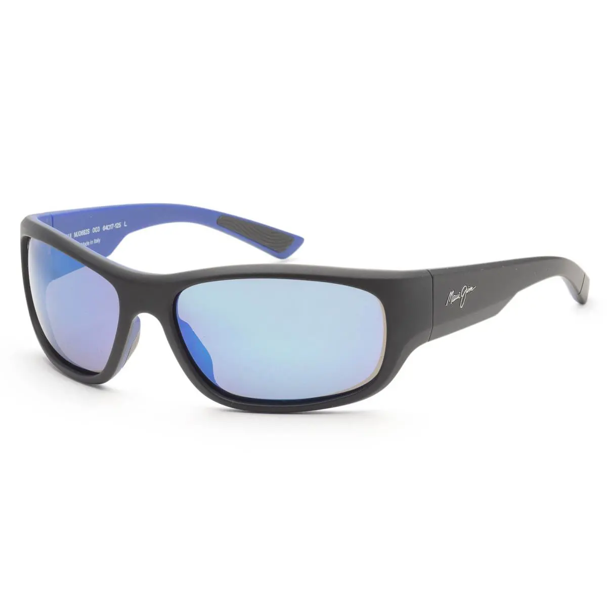 Maui Jim Men`s Maukele 64mm Black Polarized Sunglasses MJ0682S-003