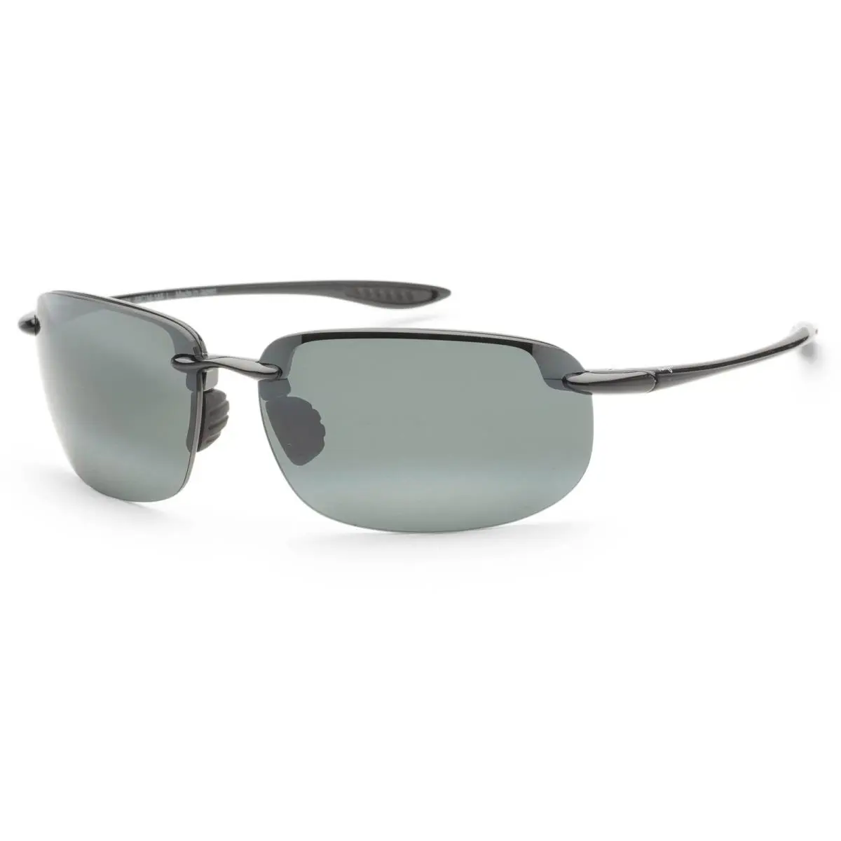 Men`s Hookipa Xlarge 68mm Black Polarized Sunglasses MJ0456S-001 by Maui Jim