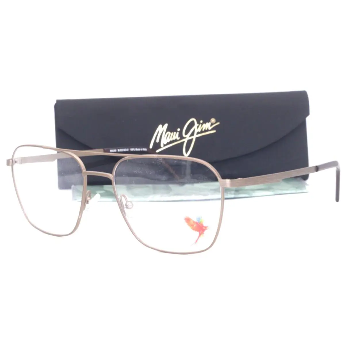 Maui Jim Mjo 2143-01 Matte Antique Bronze Eyeglasses Frame 55-17 - Frame: MATTE ANTIQUE BRONZE