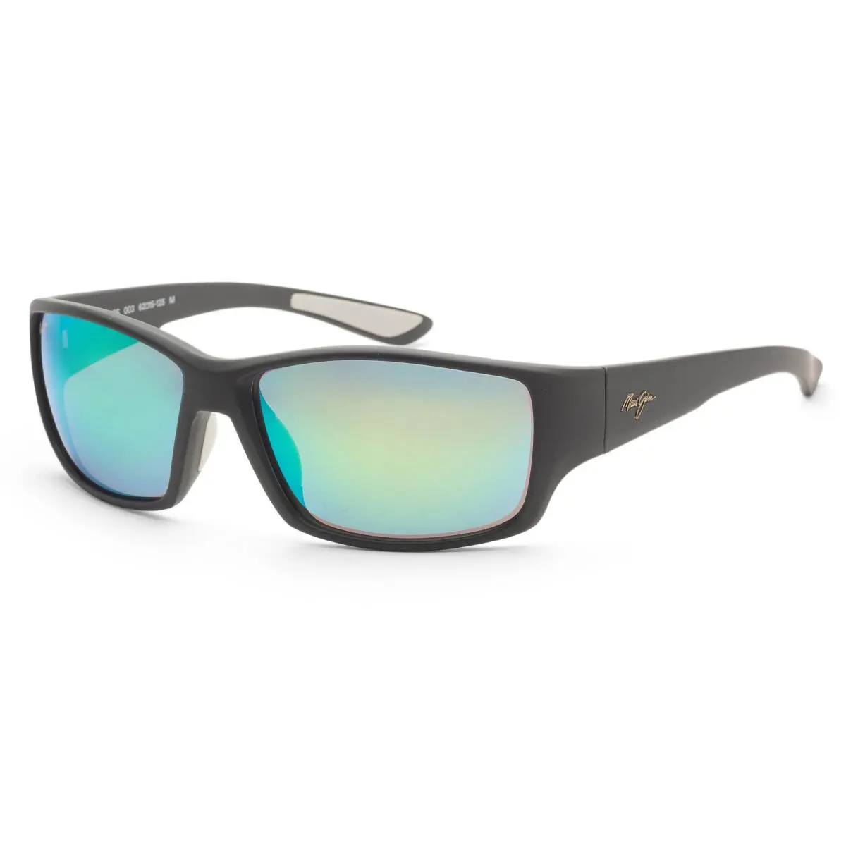Maui Jim Men`s Local Kine 62mm Black Polarized Sunglasses MJ0810S-003 - Frame: Black, Lens: Green, Other Frame: Black
