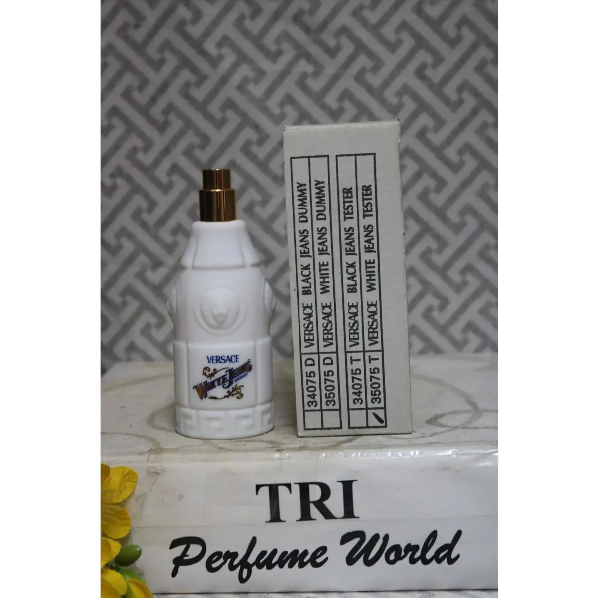 Versace White Jeans by Versace Eau de Toilette Woman Spray 2.5 Fl. Oz. White Box