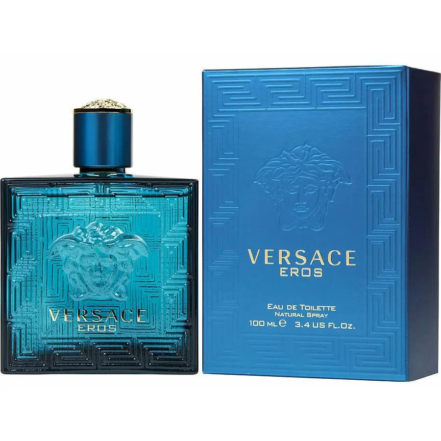 Versace Eros Eau DE Toilette Spray For Men 3.4 Oz / 100 ml Item