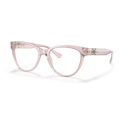 Versace VE3304 5339 53mm Transparent Pink Cat-eye Eyeglasses