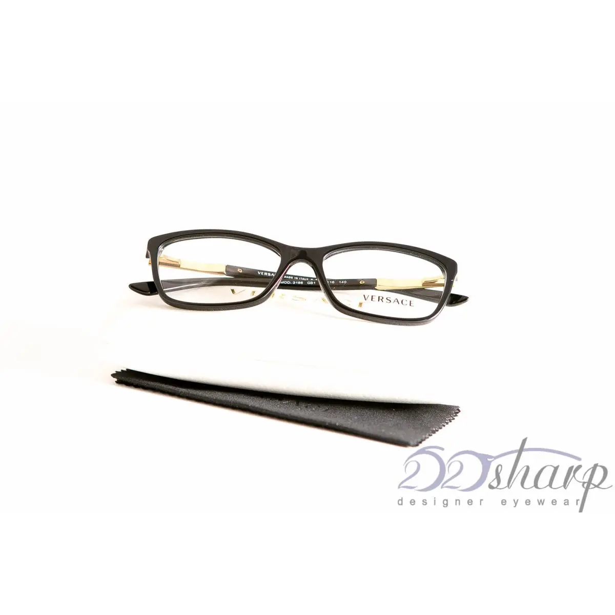 Versace Eyeglasses-versace 3186 GB1 54 Black