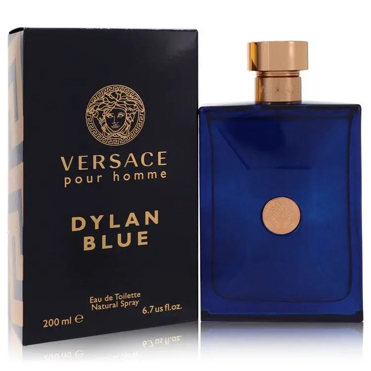 Versace Pour Homme Dylan Blue Eau De Toilette Spray By Versace 6.7oz