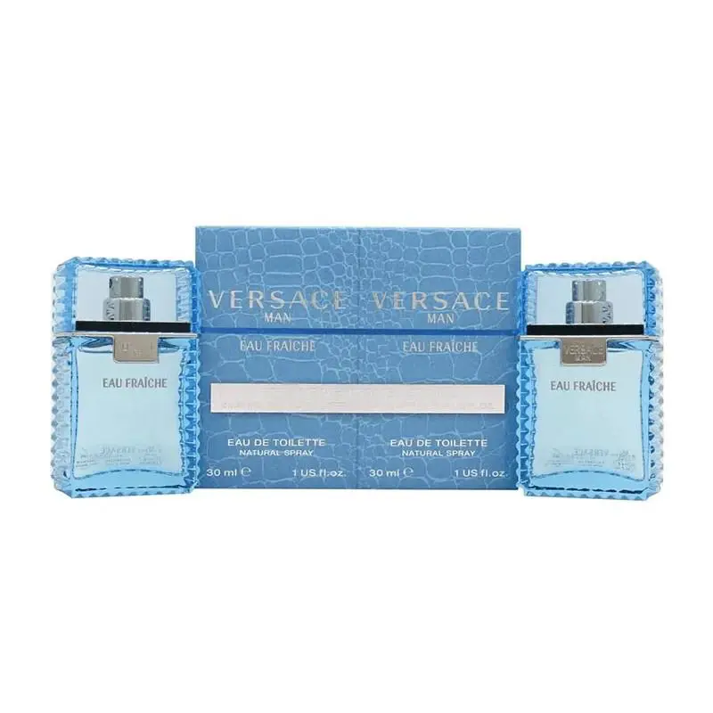 Versace Man Eau Fraiche Edt 2 x 1.0 Oz Pack OF Two