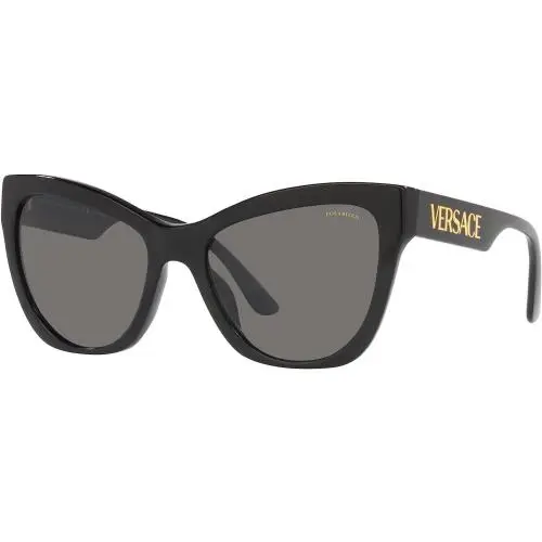 Versace VE4417U GB1/81 Sunglasses Women`s Black/polarized Dark Grey 56mm