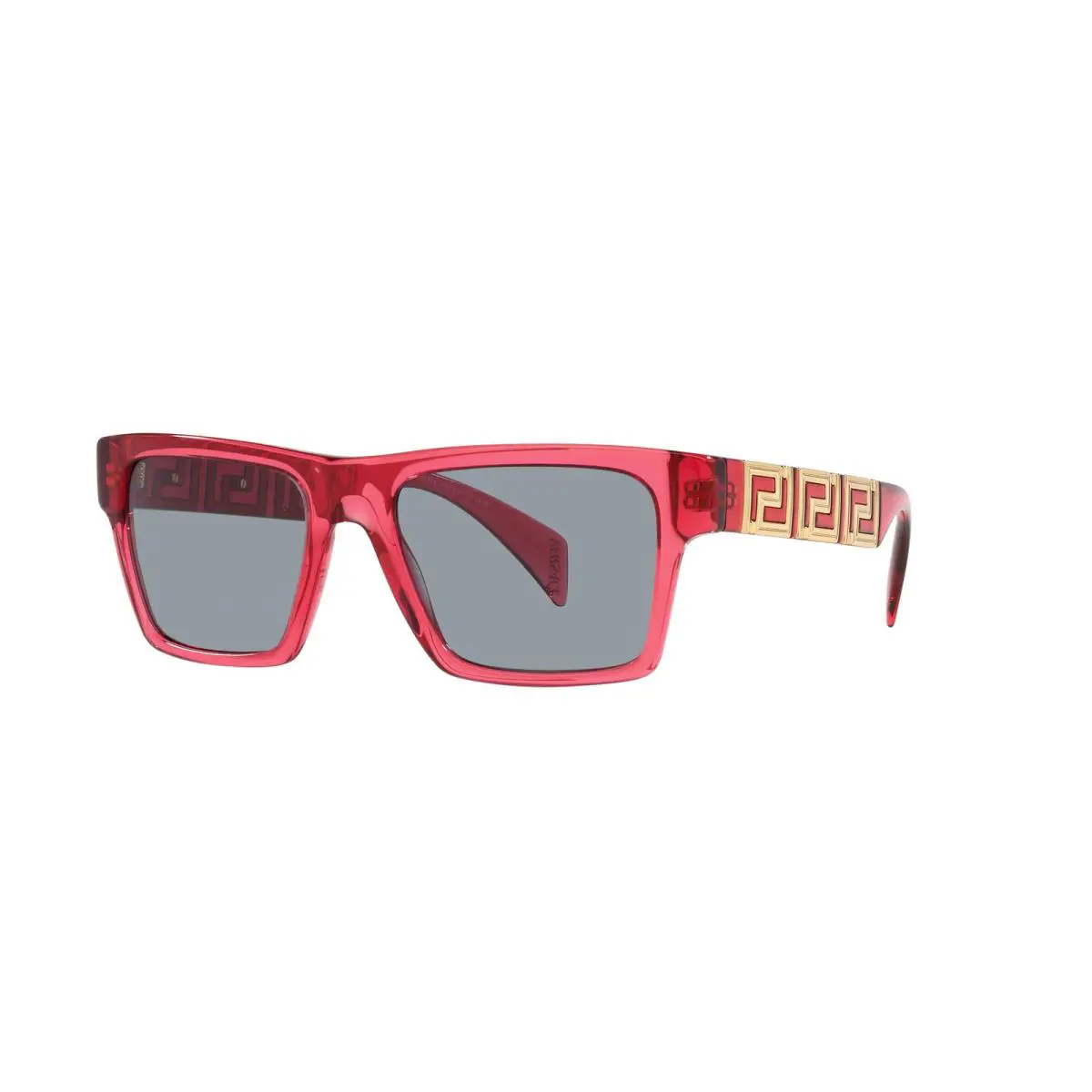 Versace Sunglasses VE4445 54091 54mm Transparent Red / Grey Lens