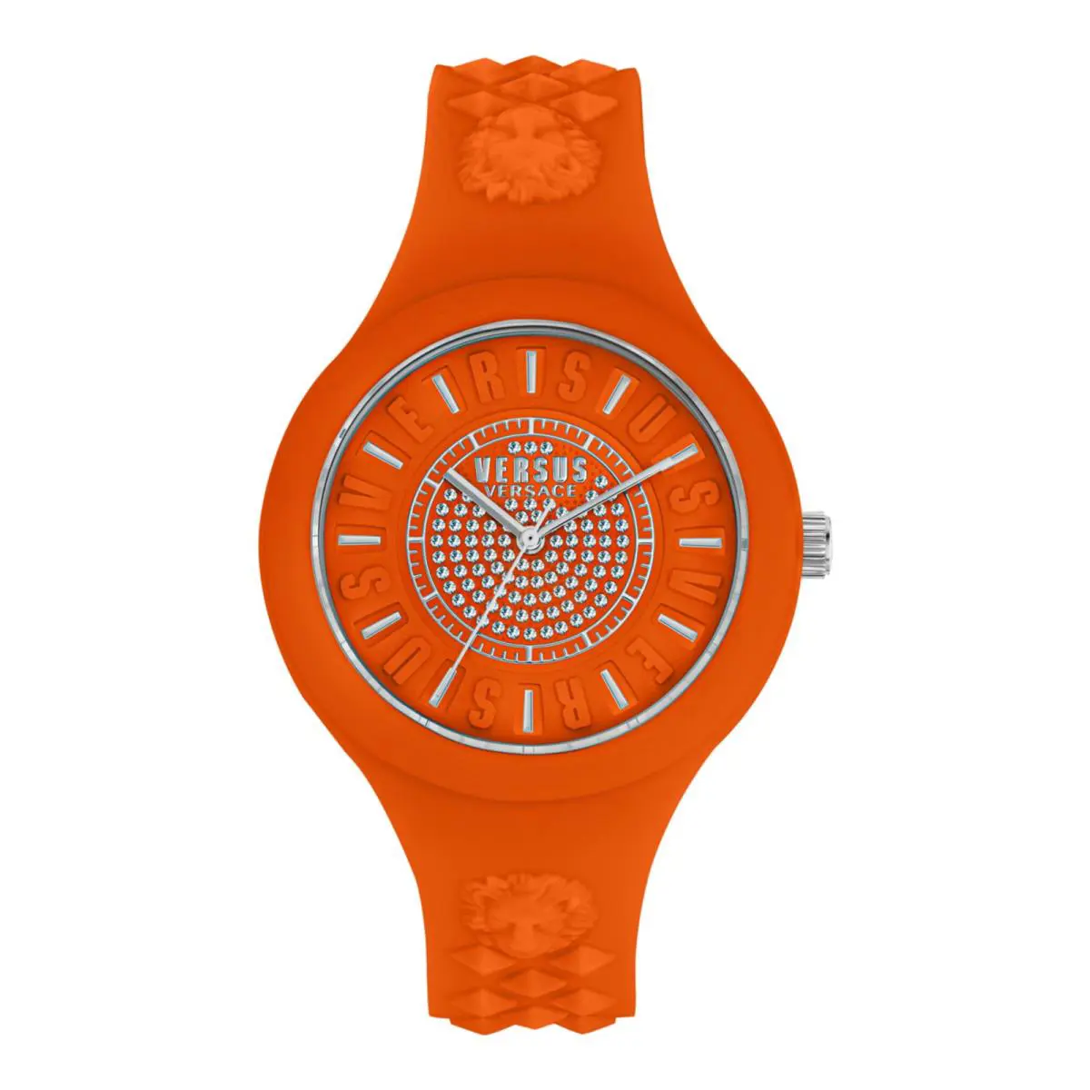Versus Versace Womens Orange 39mm Strap Fashion Watch