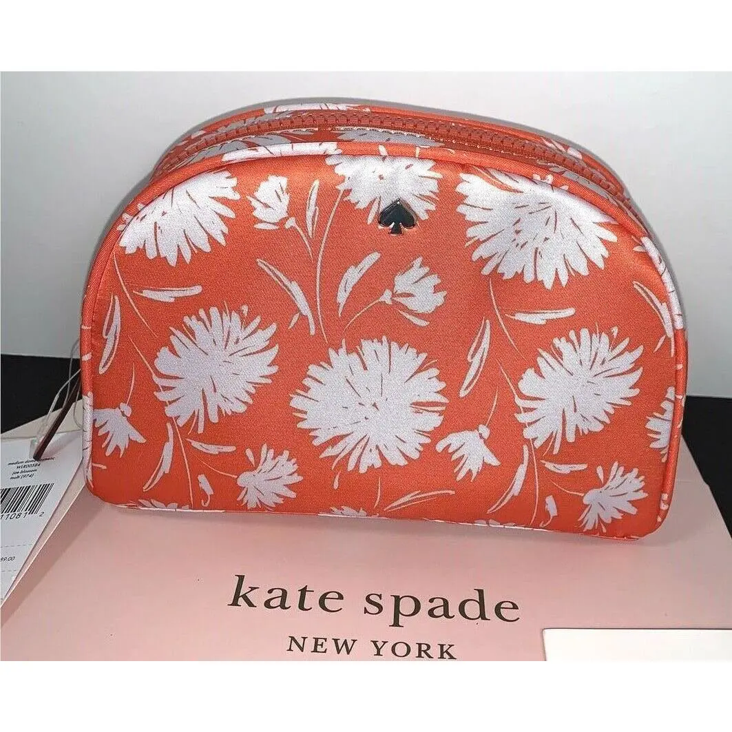 Kate Spade Medium Dome Cosmetic Bag Jae Blossom New P-4