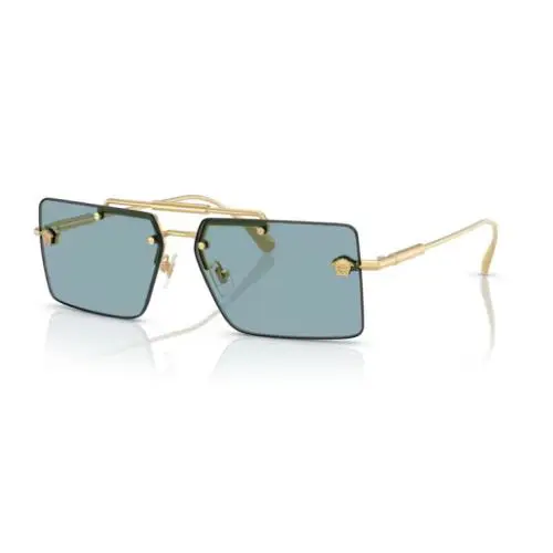 Versace 0VE2245 100280 Gold/blue Rectangular Women`s Sunglasses