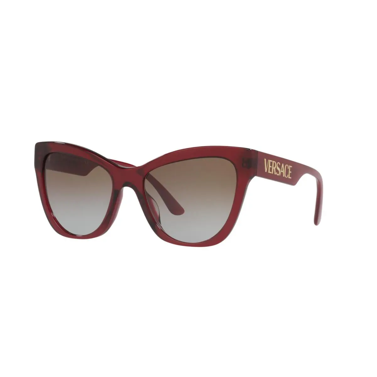 Sunglasses VE4417U 38889 56mm Transparent Red / Grey Gradient Brown Lens by Versace