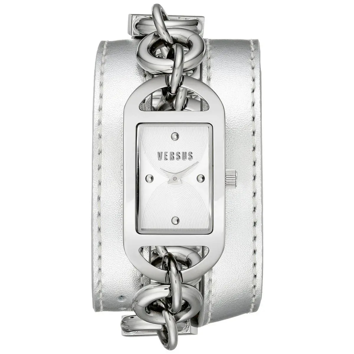 Versus by Versace Women`s SOG020014 Riviera Beach Analog Display Silver Watch